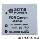 Аккумулятор для цифрового фотоаппарата AcmePower NB-4L