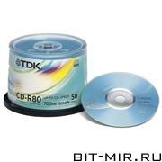 CD-R  TDK 80 Cake box 50
