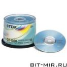CD-R диск TDK 80 Cake box 50