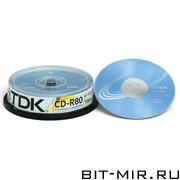 CD-R  TDK TDK 80 Cake box 10