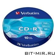 CD-R  Verbatim 52xShr.10.(43725)