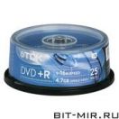 DVD+R диск TDK 16x Cake box 25