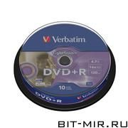 DVD+R  Verbatim 4.7Gb 16 10Cake Lightscribe