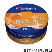 DVD-R  Verbatim 16xShr.25.(43730)