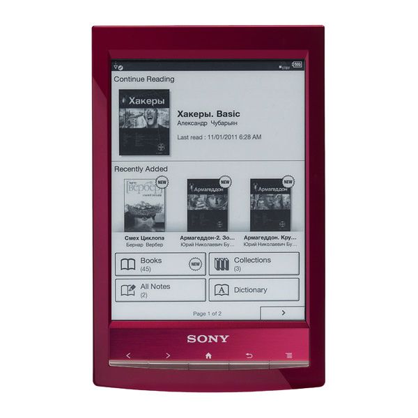  Sony PRS-T1 Red