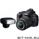 Фотоаппарат цифровой зеркальный 10 Мпикс Nikon D3000 DX 18-55 VR+SB400