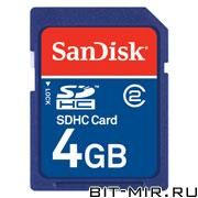   SDHC SanDisk SDHC/4Gb BL