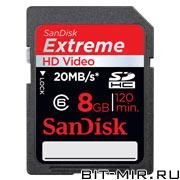   SDHC SanDisk SDSDRX3-08G-E21
