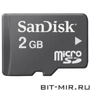   SD Micro SanDisk SDSDQ-002G-E11M