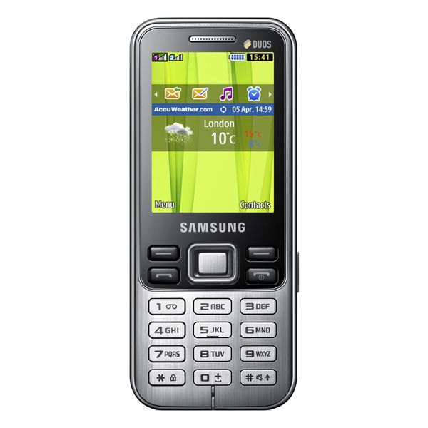   Samsung GT-C3322 Metallic Black chat on