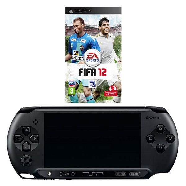 Playstation Portable (PSP) Sony E1008 Black + FIFA 2012