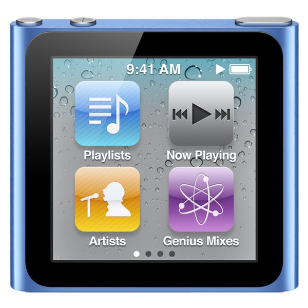 MP3 Flash iPod Nano Apple MC689QB/A 8Gb Blue