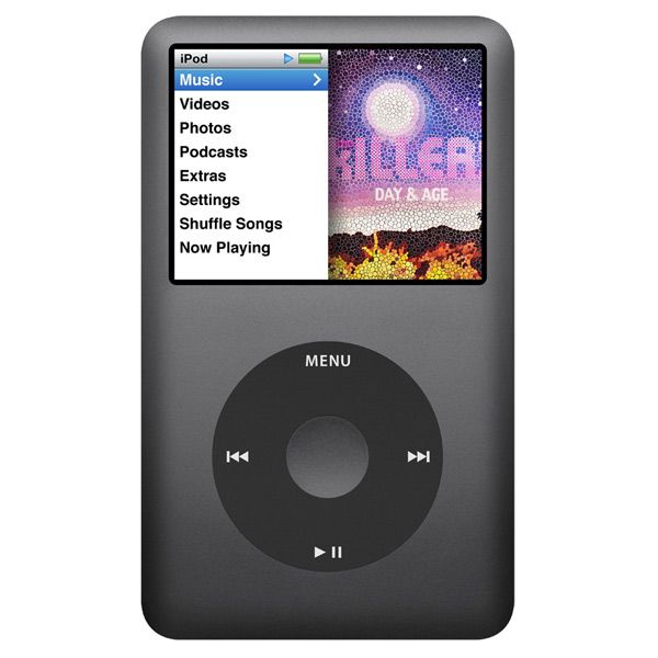  MP3 HDD iPod Apple MC297QB/A Classic 160Gb Black