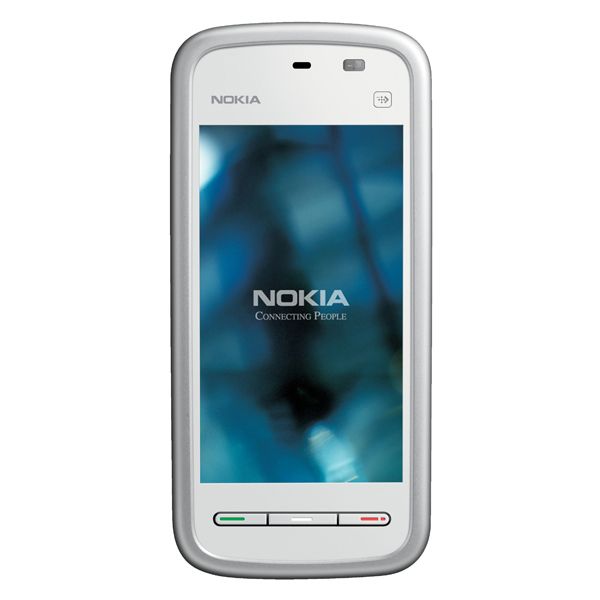  Nokia 5228 White Silver