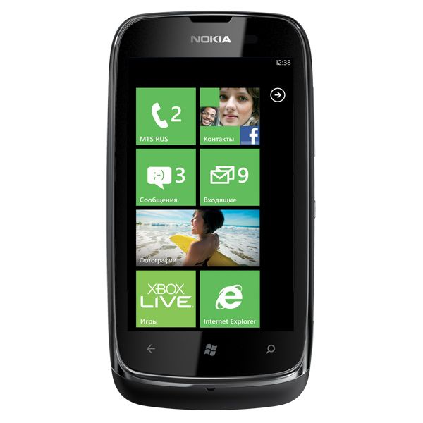  Nokia Lumia 610 Black