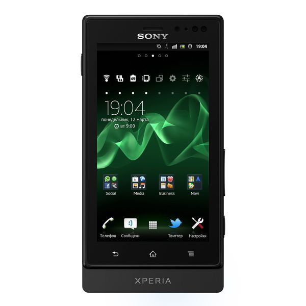  Sony XPERIA Sola MT27i Black